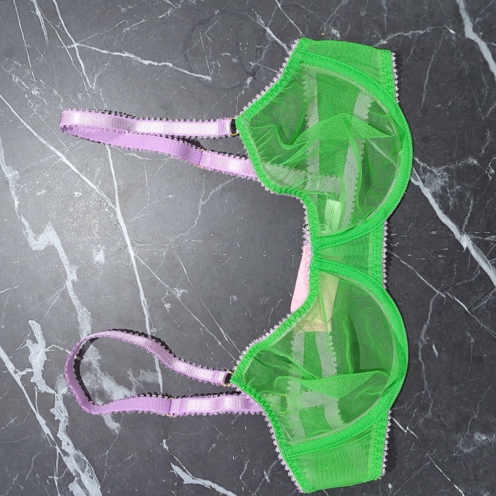 Dora Larsen mesh bra